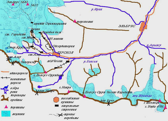 Карта белой речки нальчик